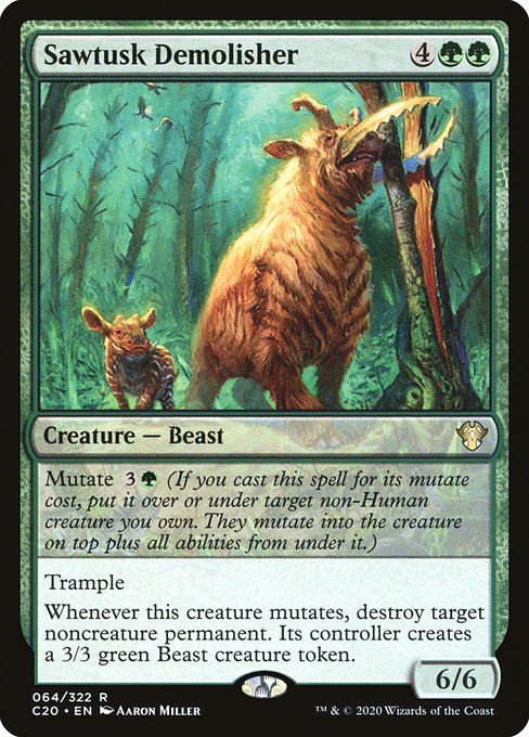 Sawtusk Demolisher (Rare)