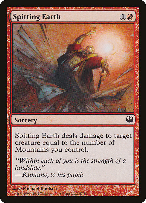 Spitting Earth (Common)