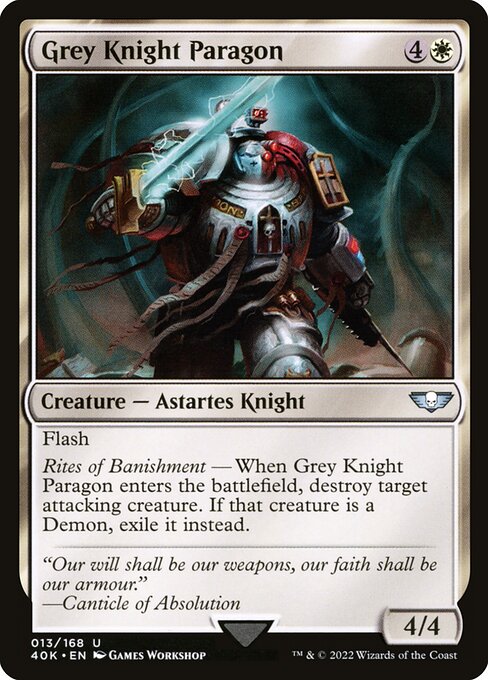 Grey Knight Paragon (Uncommon)