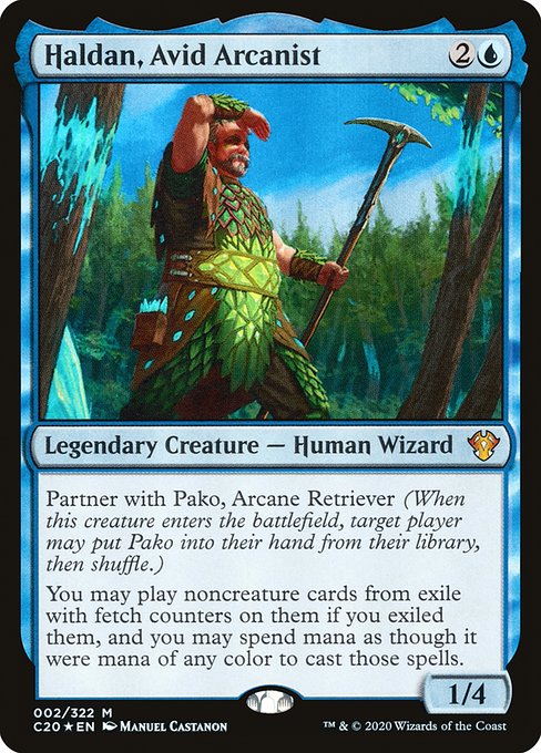Haldan, Avid Arcanist (Mythic)