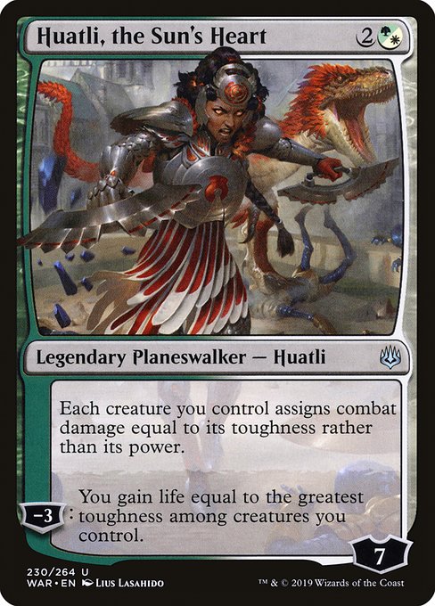 Huatli, the Sun's Heart (Uncommon)