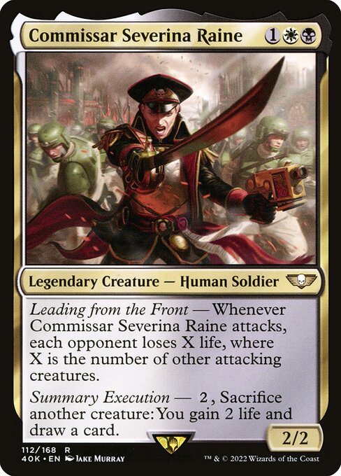 Commissar Severina Raine (Rare)
