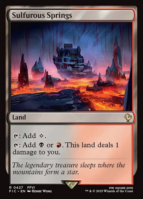 Sulfurous Springs (Rare)