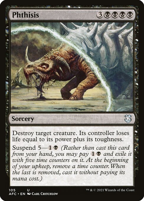 Phthisis (Uncommon)