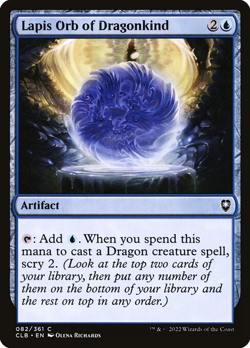 Lapis Orb of Dragonkind (Common)