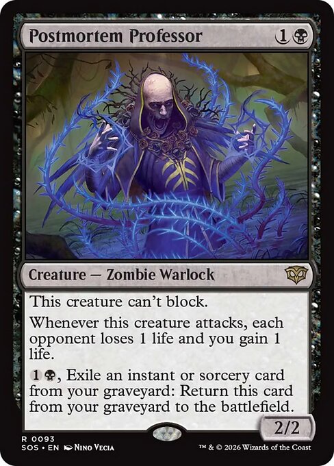 Postmortem Professor (Rare)