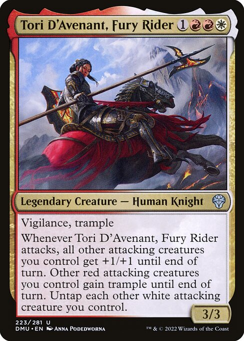 Tori D'Avenant, Fury Rider (Uncommon)