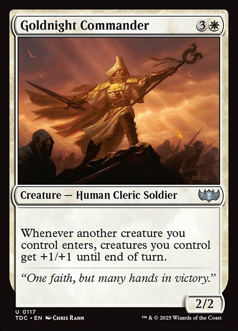 Goldnight Commander (Uncommon)
