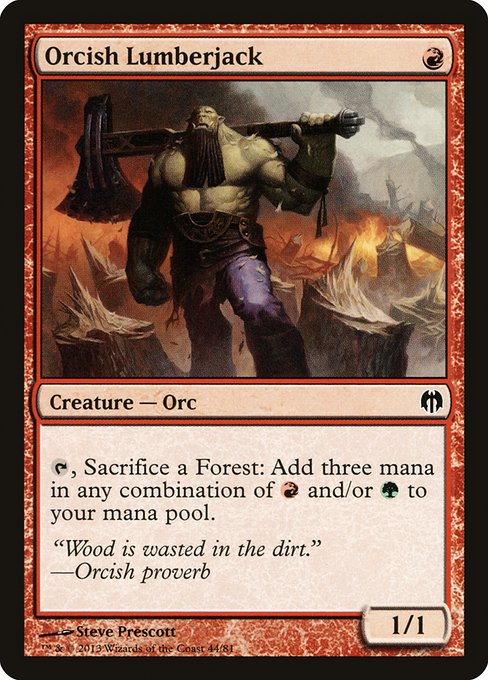 Orcish Lumberjack (Common)