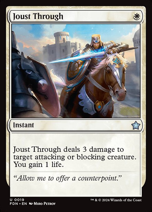 Joust Through (Uncommon)