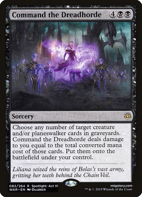 Command the Dreadhorde (Rare)
