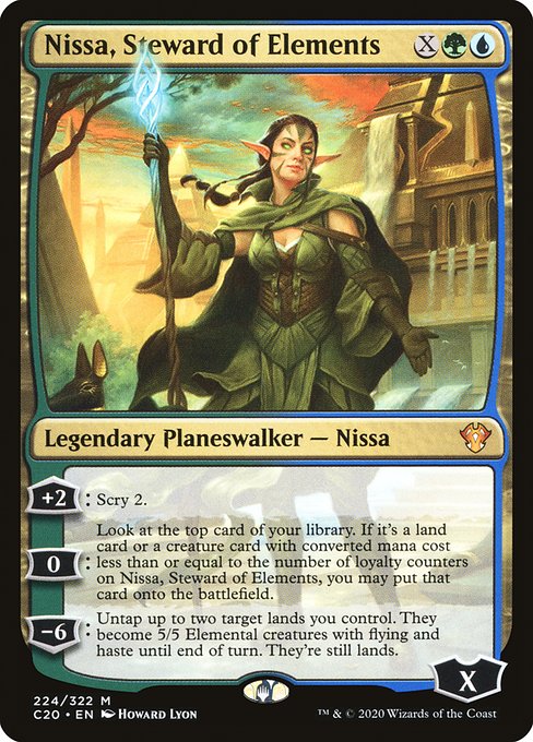 Nissa, Steward of Elements (Mythic)