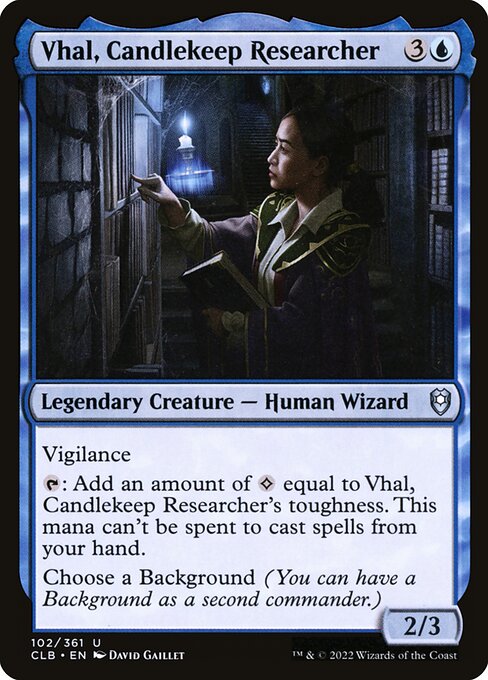 Vhal, Candlekeep Researcher (Uncommon)