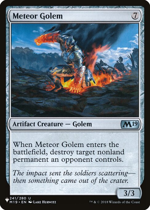 Meteor Golem (Uncommon)