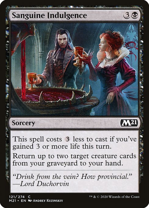 Sanguine Indulgence (Common)