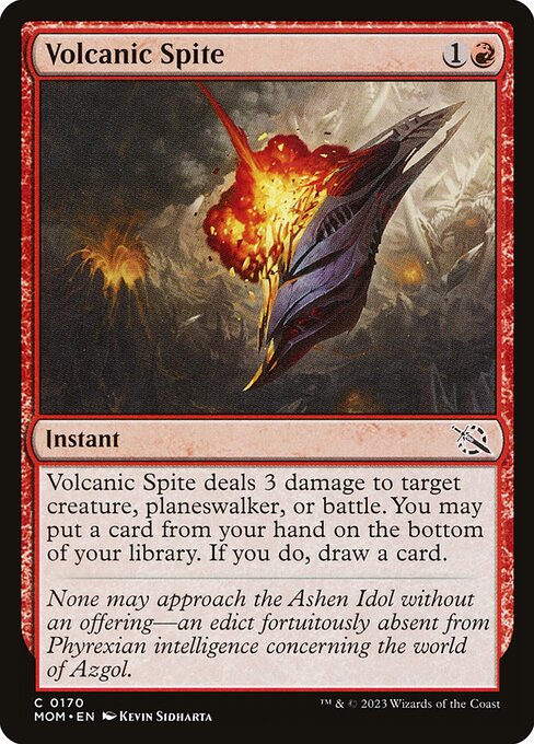 Volcanic Spite (Common)