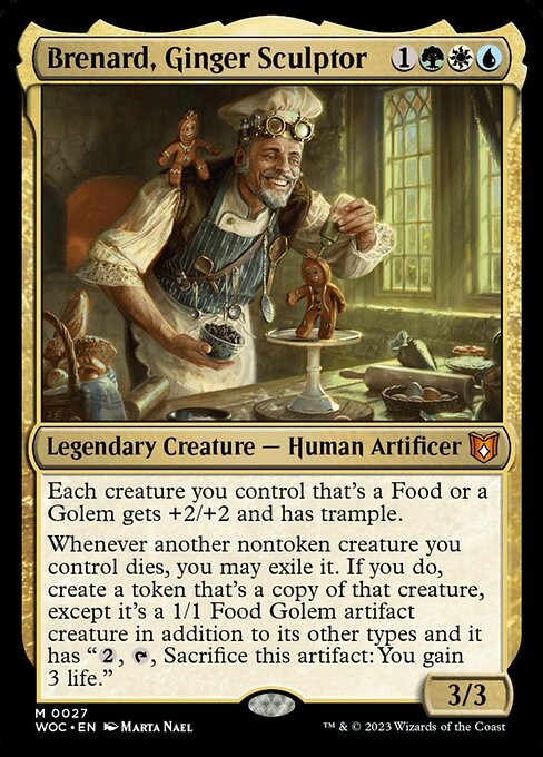 Brenard, Ginger Sculptor (Mythic)