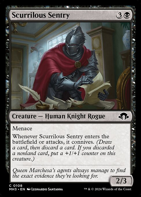 Scurrilous Sentry (Common)