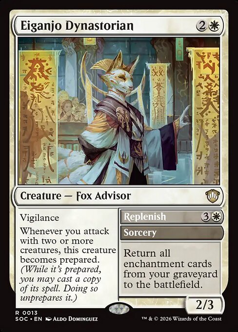 Eiganjo Dynastorian // Replenish (Rare)