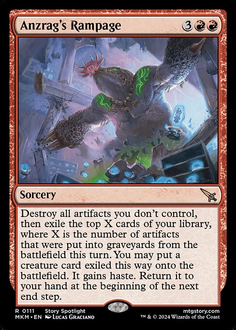 Anzrag's Rampage (Rare)