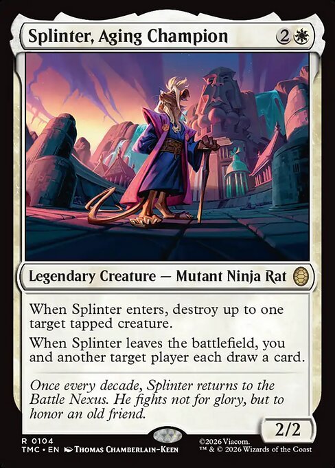 Splinter, Aging Champion (Rare)