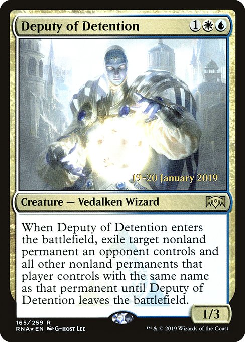 Deputy of Detention (Rare)