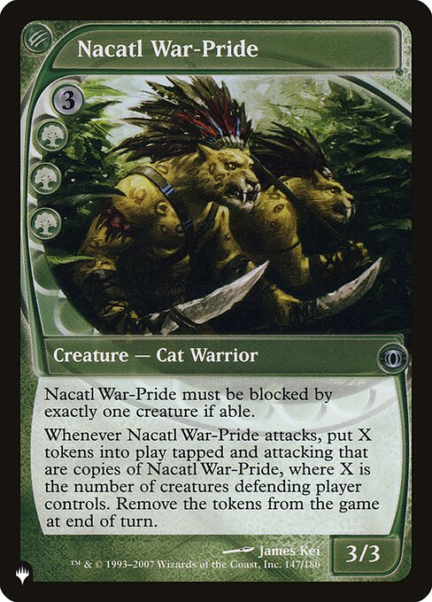 Nacatl War-Pride (Uncommon)