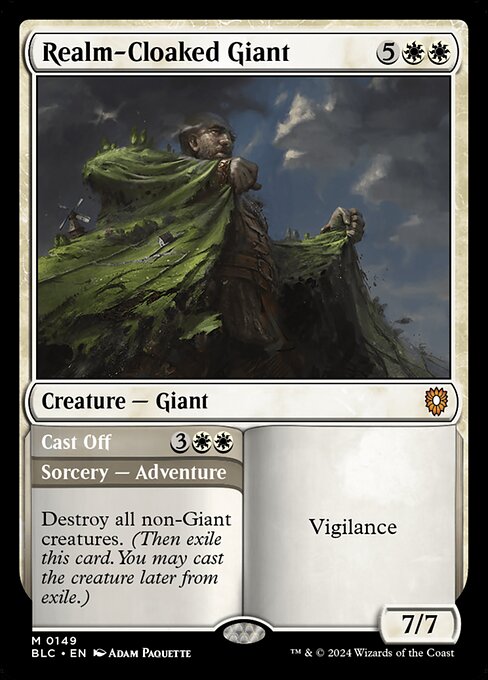 Realm-Cloaked Giant // Cast Off (Mythic)