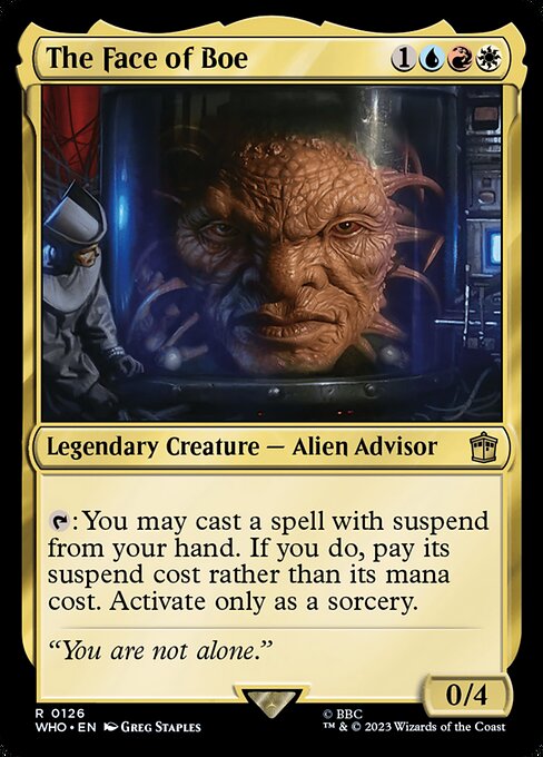 The Face of Boe (Rare)