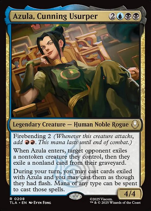Azula, Cunning Usurper (Rare)