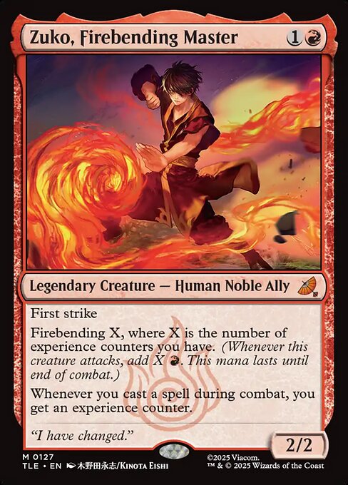 Zuko, Firebending Master (Mythic)