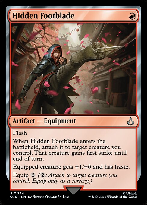 Hidden Footblade (Uncommon)