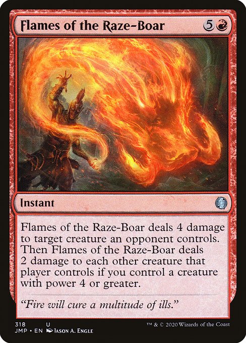 Flames of the Raze-Boar (Uncommon)