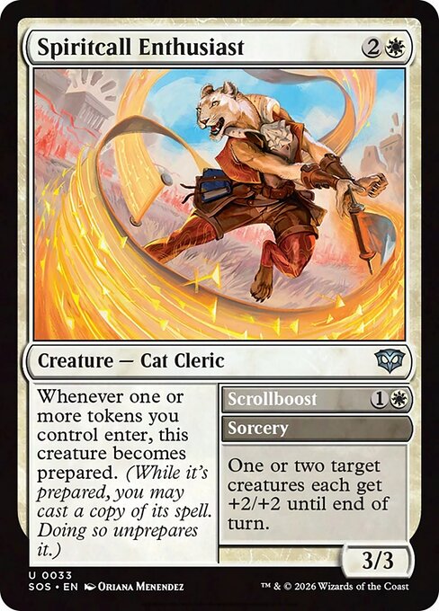 Spiritcall Enthusiast // Scrollboost (Uncommon)