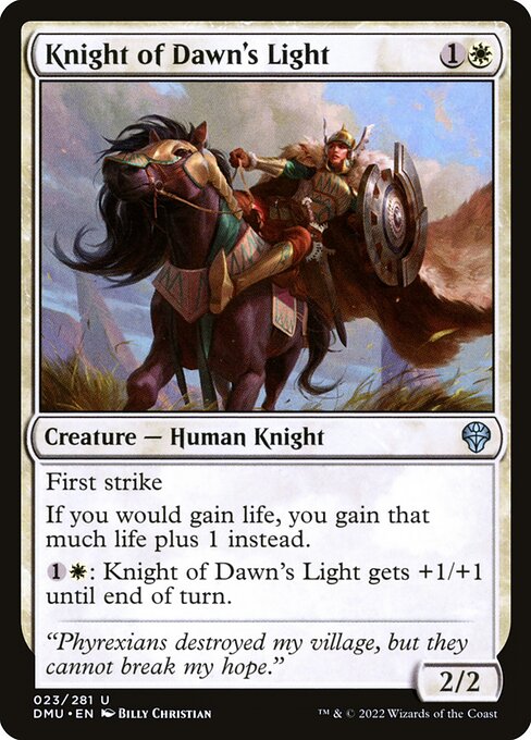 Knight of Dawn's Light (Uncommon)