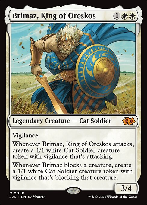 Brimaz, King of Oreskos (Mythic)
