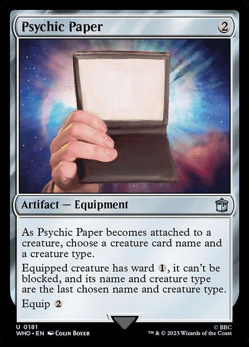 Psychic Paper (Uncommon)