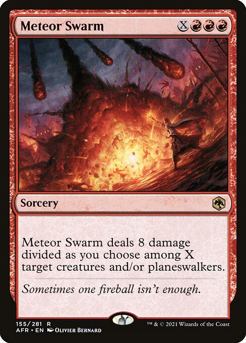 Meteor Swarm (Rare)