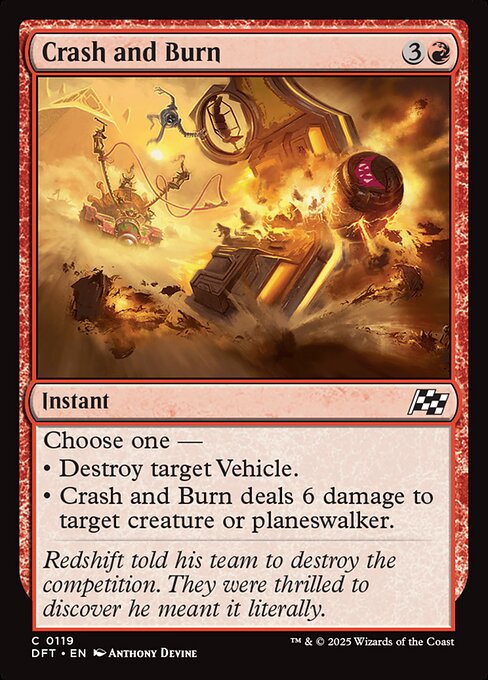 Crash and Burn (Common)