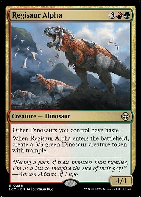 Regisaur Alpha (Rare)
