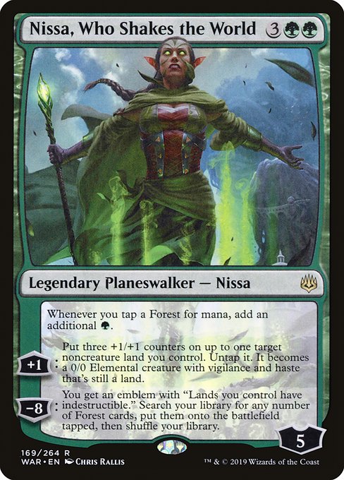 Nissa, Who Shakes the World (Rare)