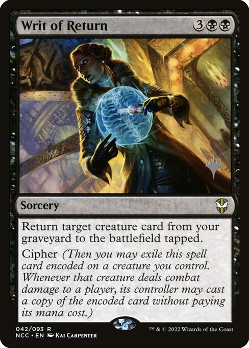 Writ of Return (Rare)