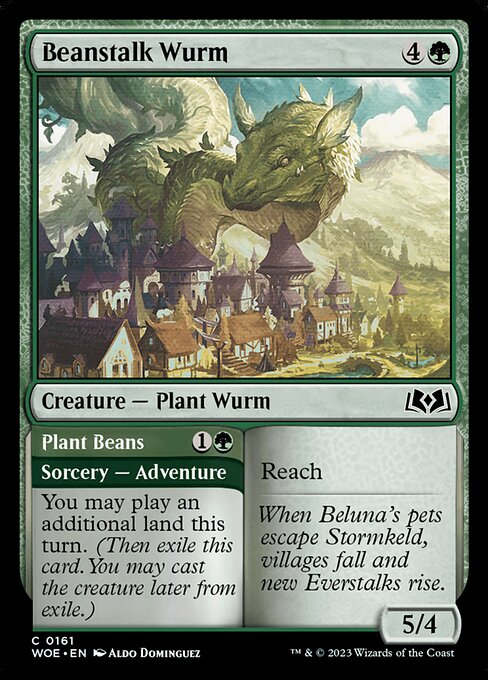 Beanstalk Wurm // Plant Beans (Common)