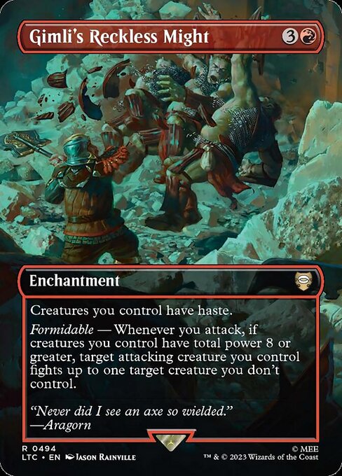 Gimli's Reckless Might (Rare)