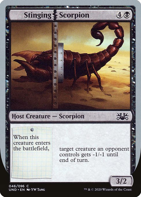 Stinging Scorpion (Common)