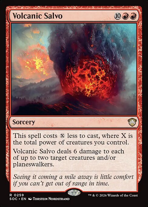 Volcanic Salvo (Rare)