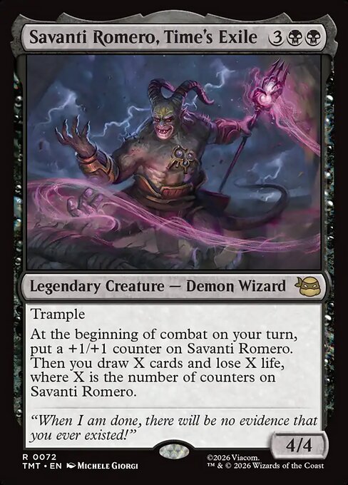 Savanti Romero, Time's Exile (Rare)