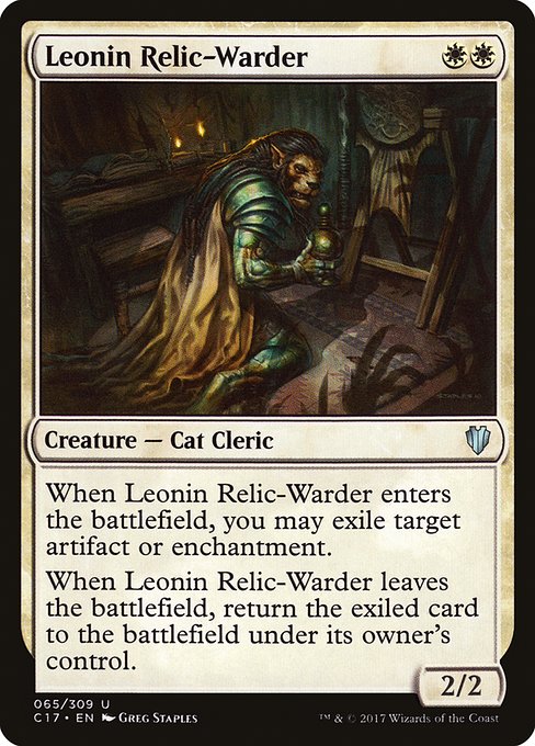 Leonin Relic-Warder (Uncommon)