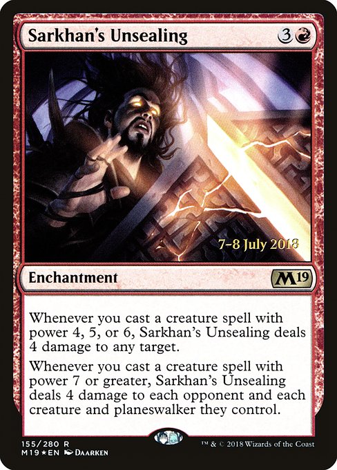 Sarkhan's Unsealing (Rare)