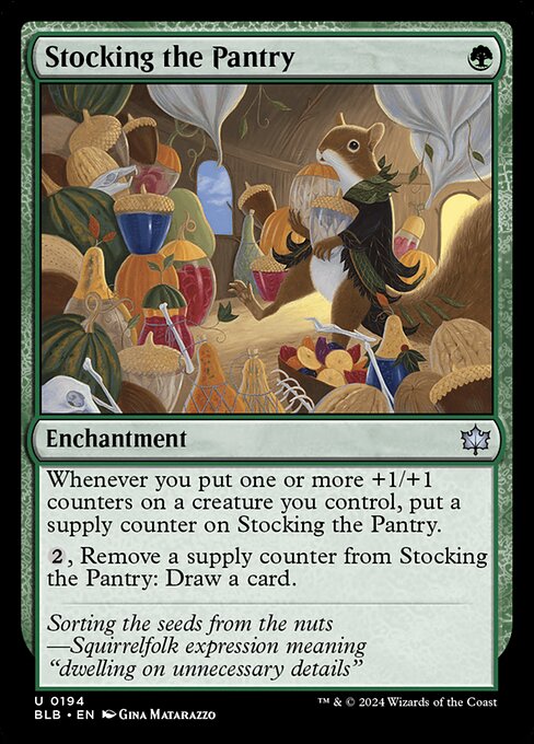 Stocking the Pantry (Uncommon)